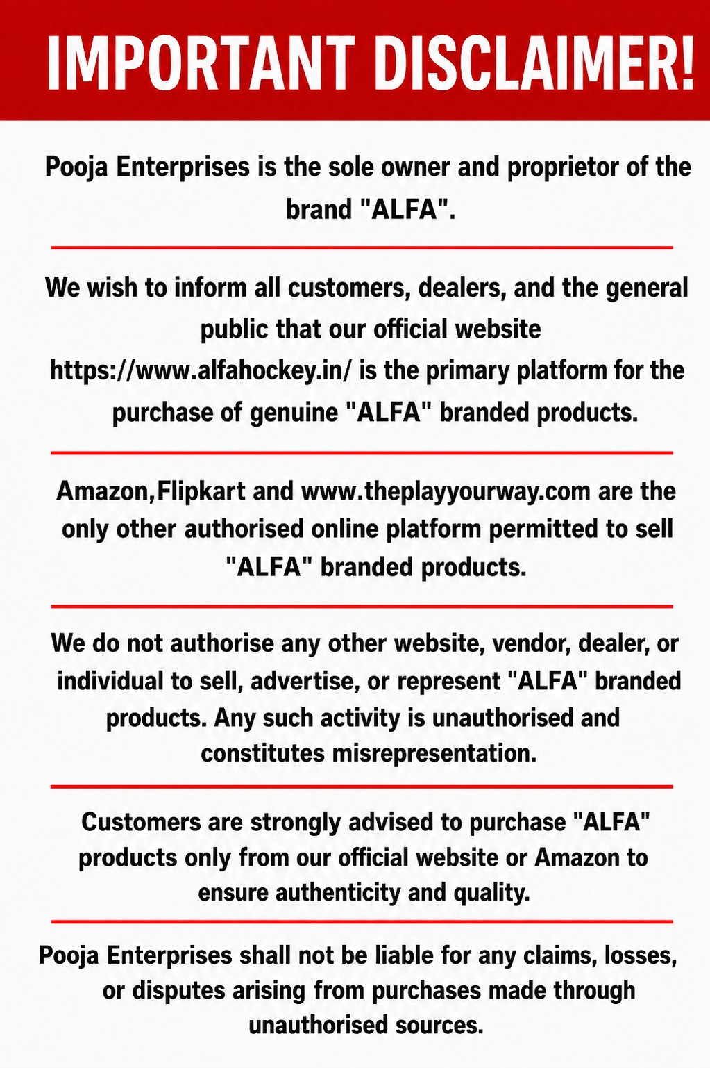 DISCLAIMER